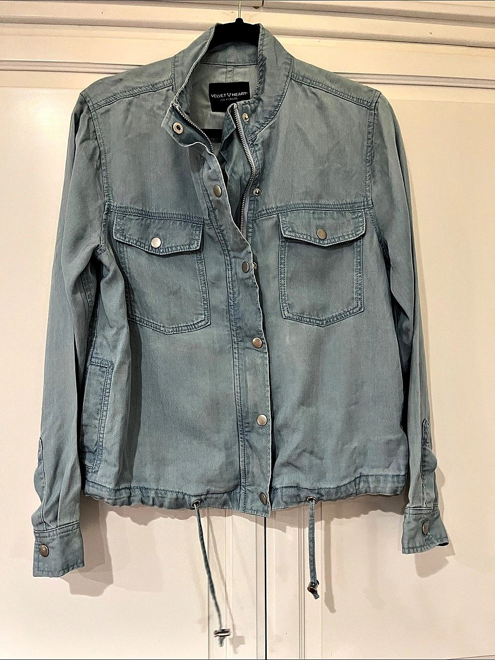 Velvet Heart Dunkin Blue Jacket Women's Blue Utility Jean Jacket